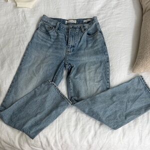 Denim Forum Light Blue Marlow high rise loose